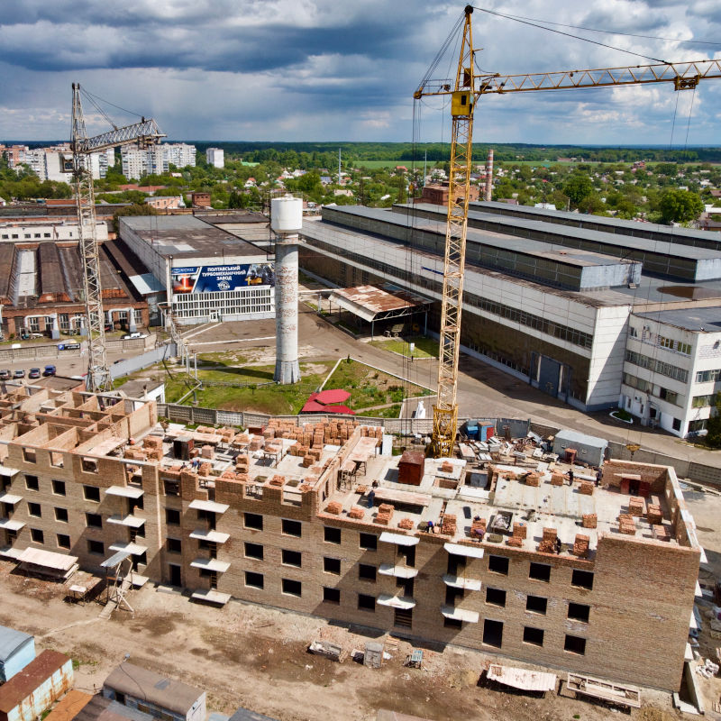 Полтавтрансбуд. Павленківська, 3в. Хід будівництва, травень 2020